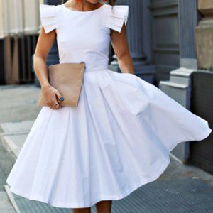 Ted Baker London - White Dress Midi